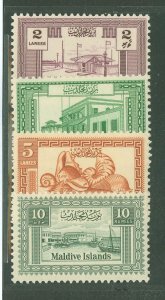 Maldive Islands #58-60/68 Unused