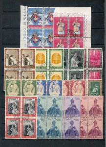 Vatican Religion Art Blocks Used )210 Stamps (NT612