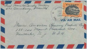 81742 - USA: Philippines  - POSTAL HISTORY -  COVER to USA  1940