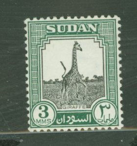 Sudan #100 Unused Single