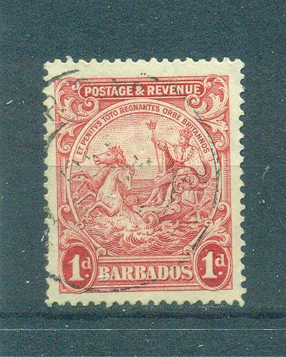 Barbados sc# 167 used cat value $.25