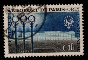 FRANCE Scott 986 Used Orly Airport stamp
