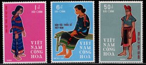 South Vietnam Scott 355-357 MH* Ethnic Minorities set