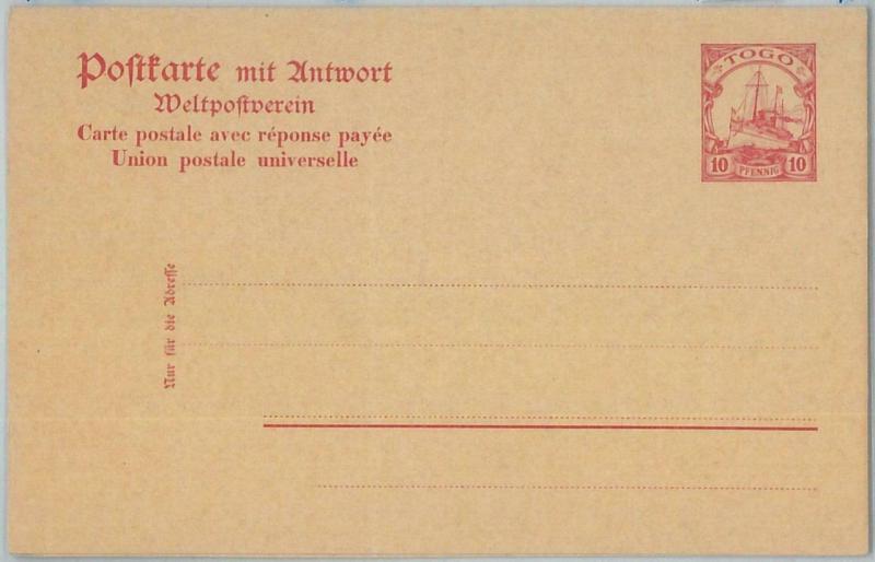 77533 - GERMAN COLONIES TOGO - Postal History -  STATIONERY CARD