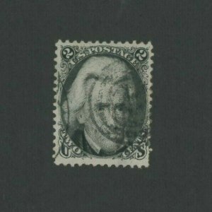 1863 United States Postage Stamp #73 Used F/VF Multiple Postal Cancel