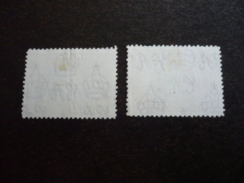 Stamps - Dominica - Scott# 103,105 - Used Part Set of 2 Stamps