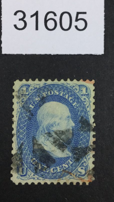 US STAMPS  #63 USED LOT #31605