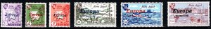 1961 Cinderella Herm Island Europa Overprints Set/6 MNH