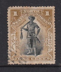 North Borneo 1897 Sc 79 Dayak Chief 1c cto