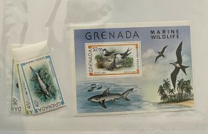 Souvenir Sheet Grenada Scott #933-941 nh
