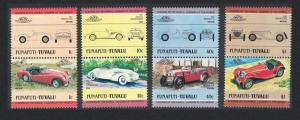 Tuvalu Funafuti Classic Cars 8v 1st series SC#25=38