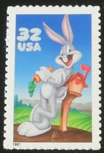 1997 32c Bugs Bunny Scott 3137a Mint NH