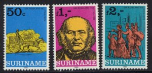 Surinam #549-551  MNH  1980  London stamp exhibition