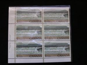 #726 Canada $1.00 Fundy Plate Block (6) MNH 