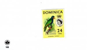 Dominica #222 MH - Stamp - CAT VALUE $4.25