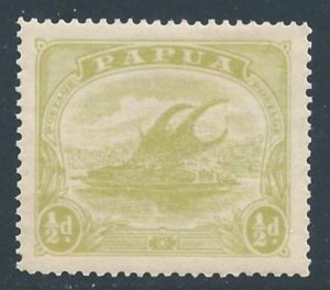 Papua New Guinea #50 NH 1/2p Lakatoi - Wmk. 74 - Perf 12 1/2