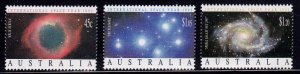 Australia 1992 -  Space  - MNH set #  1258-1260