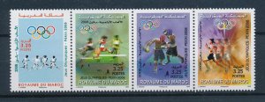 [106887] Morocco 2008 Olympic Games Beijing athletics boxing  MNH