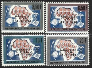 Rwanda Collection, 198 Stamps, MNH-LH**-