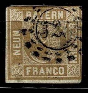 Bavaria 1862, Sc.#12 used