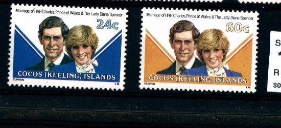 COCOS (KEELING) ISLANDS - Royal Wedding - MNH