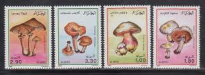 Algeria 908-11 Mushrooms Mint NH