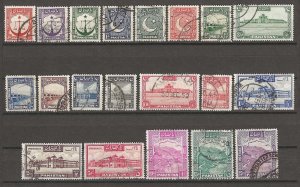 PAKISTAN 1948 SG 24/43a USED