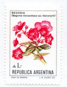 ARGENTINA 1524 MNH BIN $1.00 FLOWERS