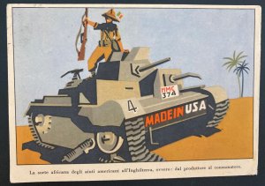 1943 Army PO 101 Italy Picture POSTCARD Cover To Rome From Producer To Consumer