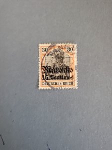 Stamps German Offices in Morocco Scott #50 used