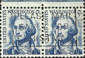 # 1283B USED PAIR GEORGE WASHINGTON