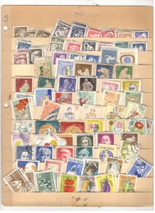 ROMANIA COLLECTION ON STOCK SHEET MINT/USED