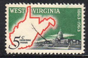 United States 1232 - Used - West Virginia Statehood (4)