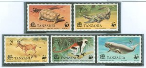Tanzania #82-86 Mint (NH)