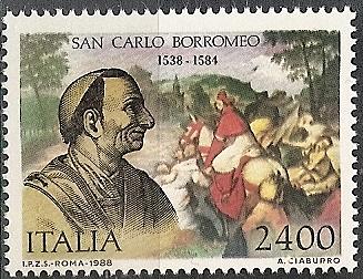 ITALY 1760 MNH 1988 St.Charles Borromeo