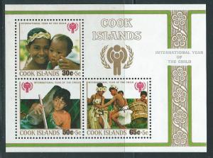 Cook Islands B75 1979 IYC Child Year s.s. MNH
