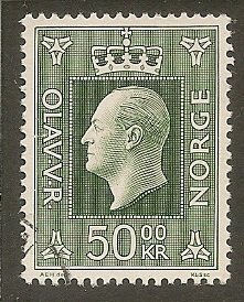 Norway  Scott 543   King   Used