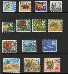 Southern Rhodesia SG92/105 Set of 14 U/M Cat 38 pounds