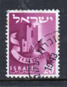 Israel  Scott # 106 used single