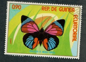 Equatorial Guinea Butterfly used CTO single