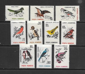 BIRDS - ROMANIA #3812-21  MNH