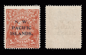 NW Pacific Islands, 1915 Sc 17 MNH KGV