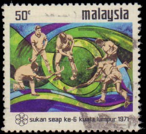 Malaysia #92-94, Complete Set(3), 1971, Sports, Used