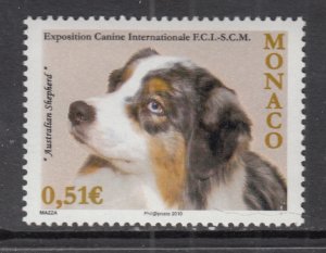 Monaco 1580 Dog MNH VF