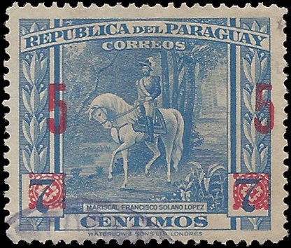 Paraguay # 414 1945 Used