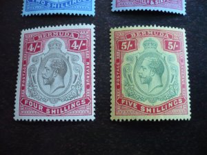 Stamps - Bermuda - Scott# 49-52 - Mint Hinged Part Set of 4 Stamps