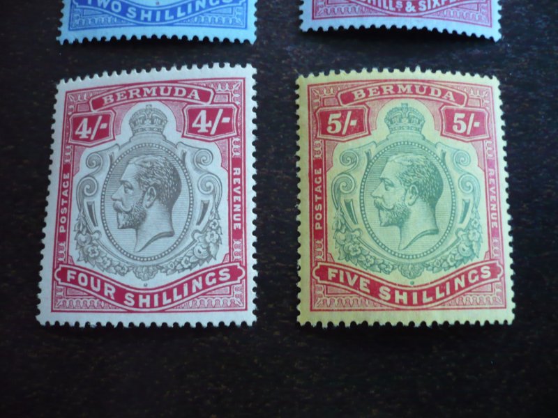 Stamps - Bermuda - Scott# 49-52 - Mint Hinged Part Set of 4 Stamps