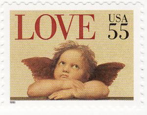 US 2958 55c 1995 Love Cherub MNH 