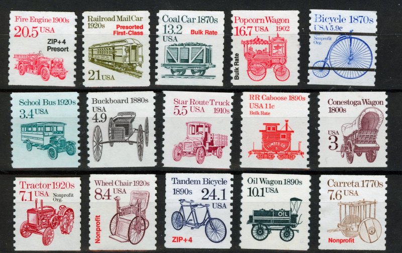 USA STAMPS, 1981, Transportation Series,  # 1987....