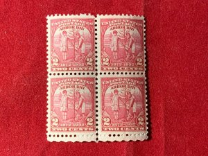 Scott 717   MNH 1932  2c carmine Rose   Block Of 4,